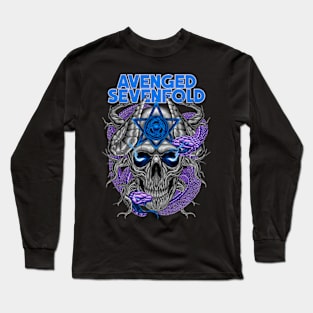 AVENGED POISON SKULL Long Sleeve T-Shirt